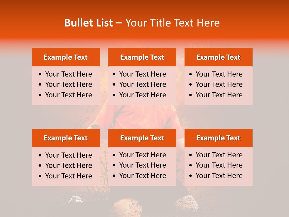 Flame Football PowerPoint Template