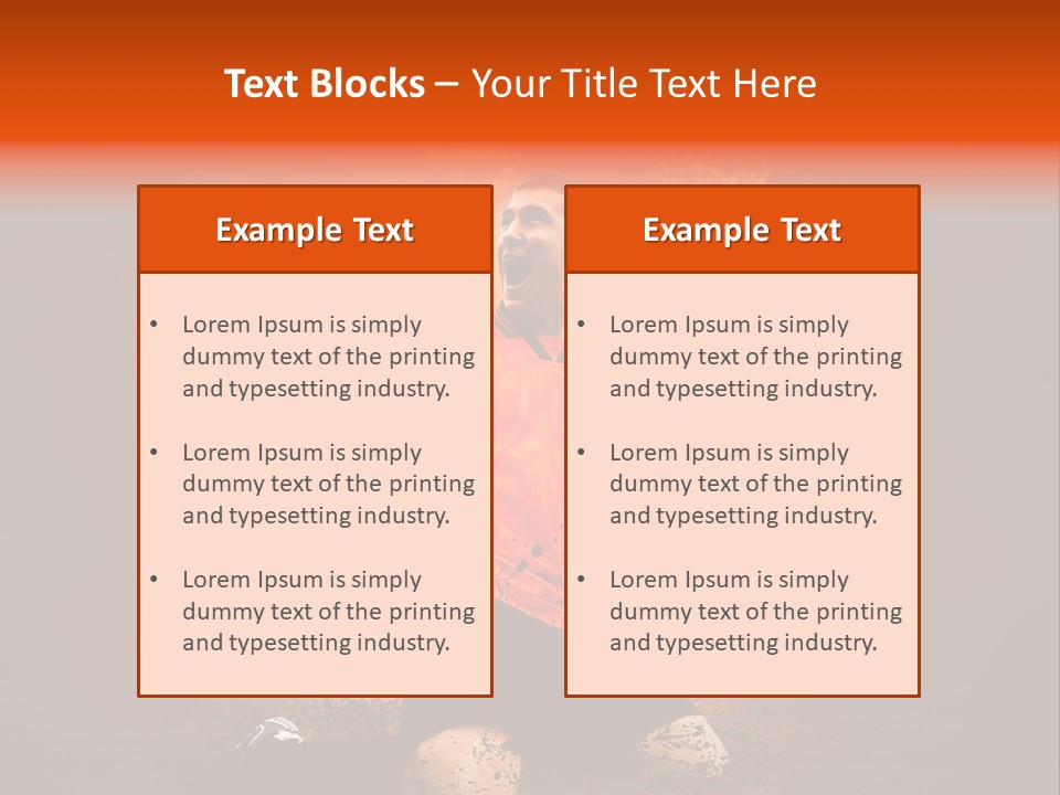 Flame Football PowerPoint Template