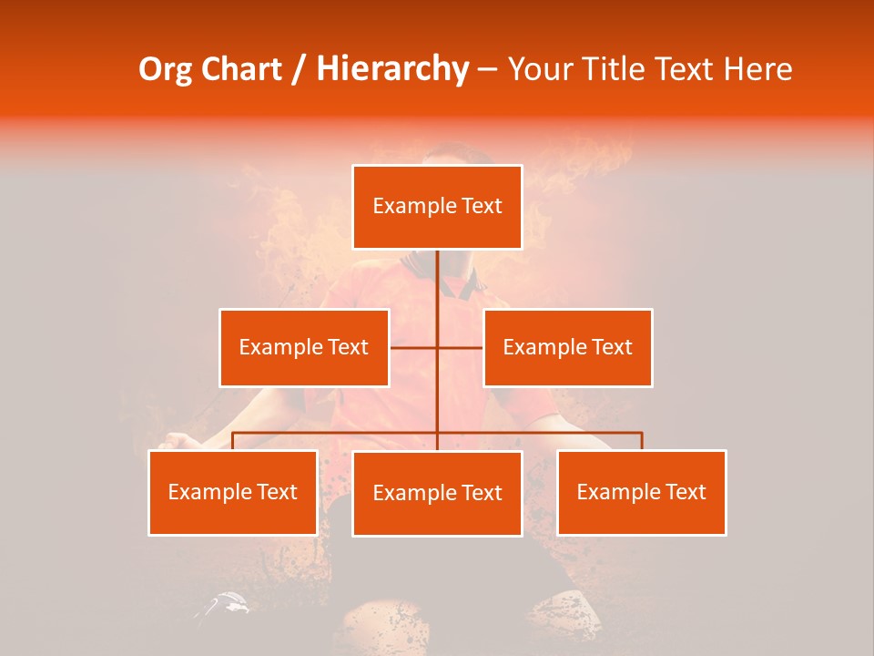 Flame Football PowerPoint Template