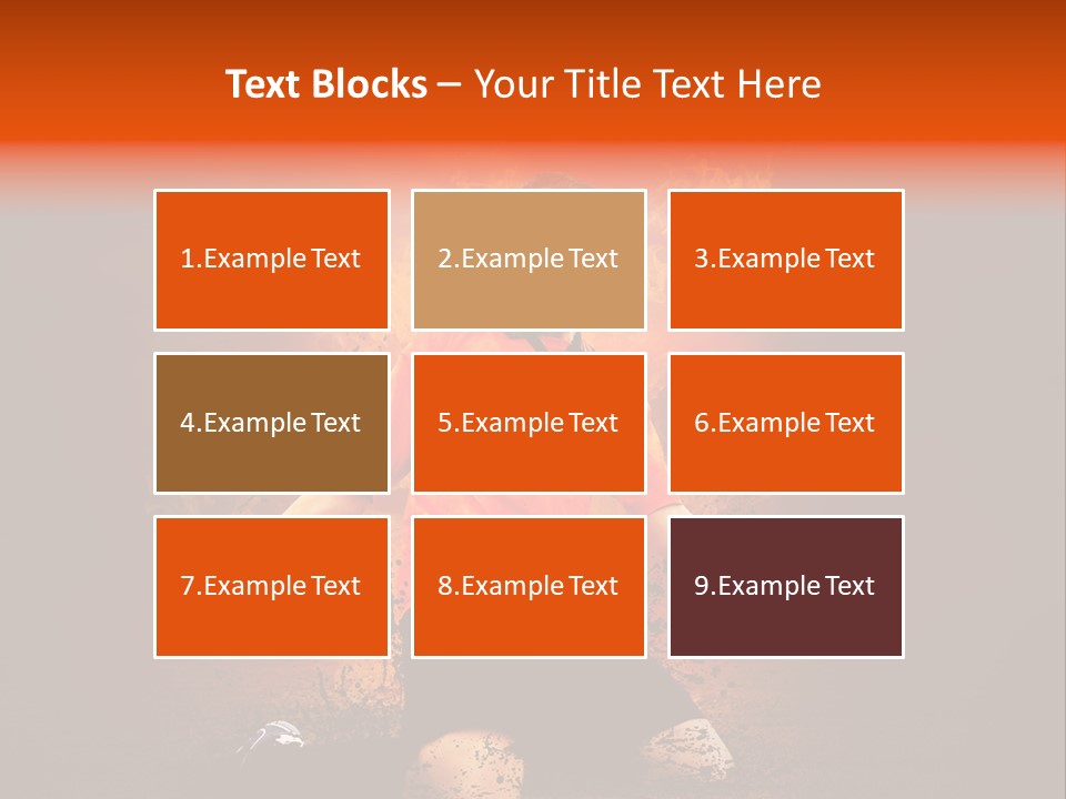 Flame Football PowerPoint Template