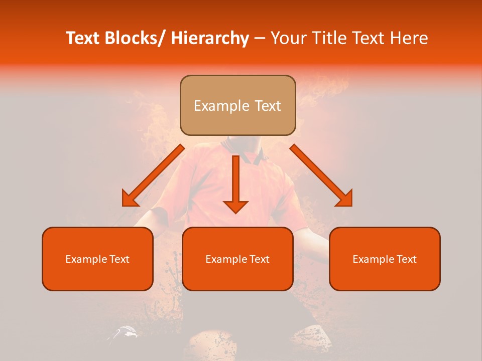 Flame Football PowerPoint Template