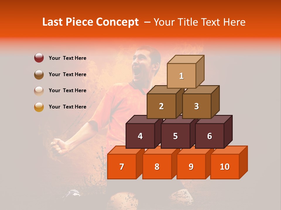Flame Football PowerPoint Template