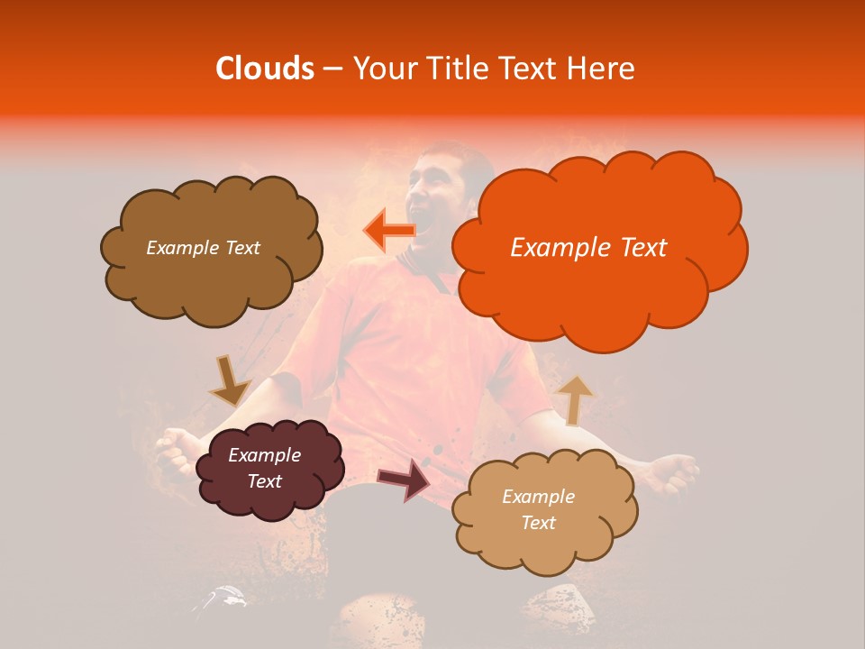 Flame Football PowerPoint Template