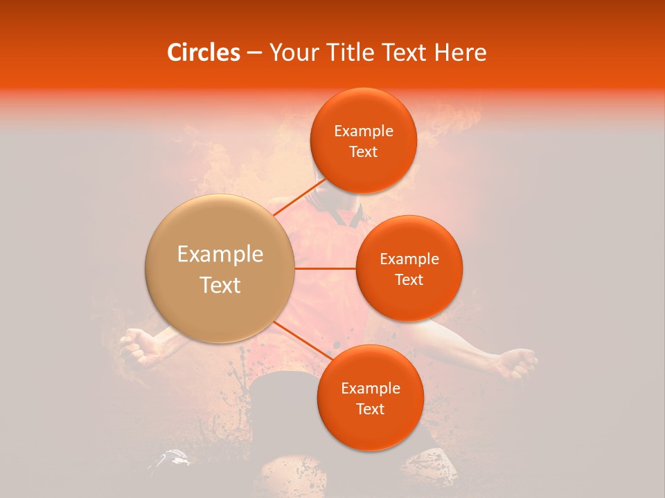 Flame Football PowerPoint Template