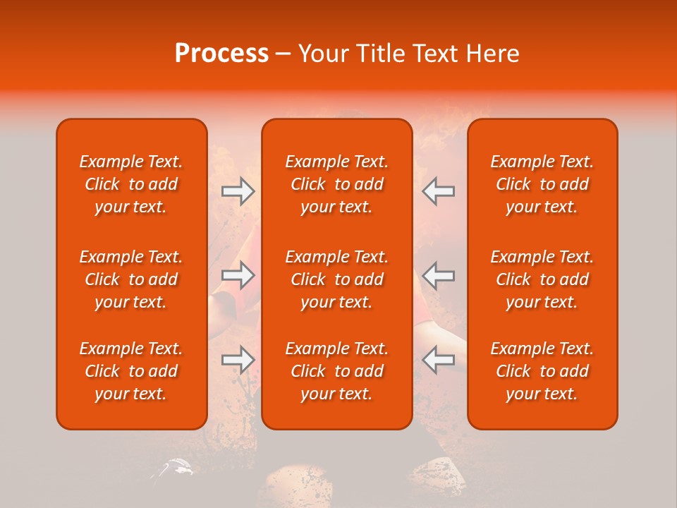Flame Football PowerPoint Template