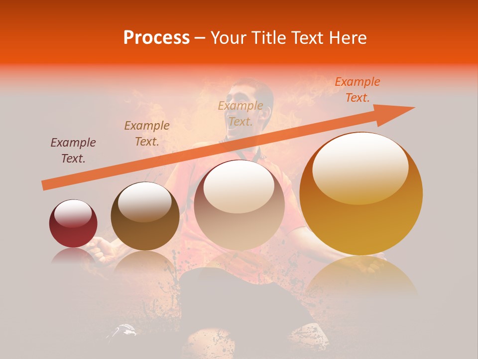 Flame Football PowerPoint Template