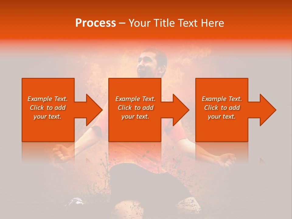 Flame Football PowerPoint Template