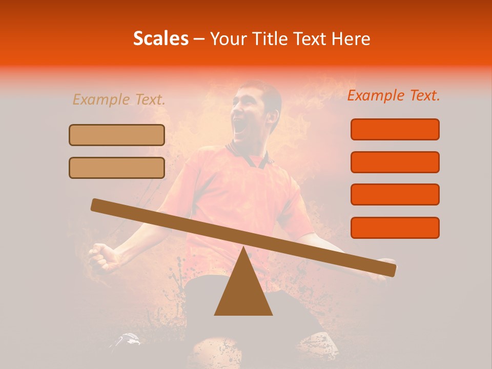 Flame Football PowerPoint Template