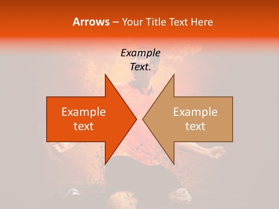 Flame Football PowerPoint Template