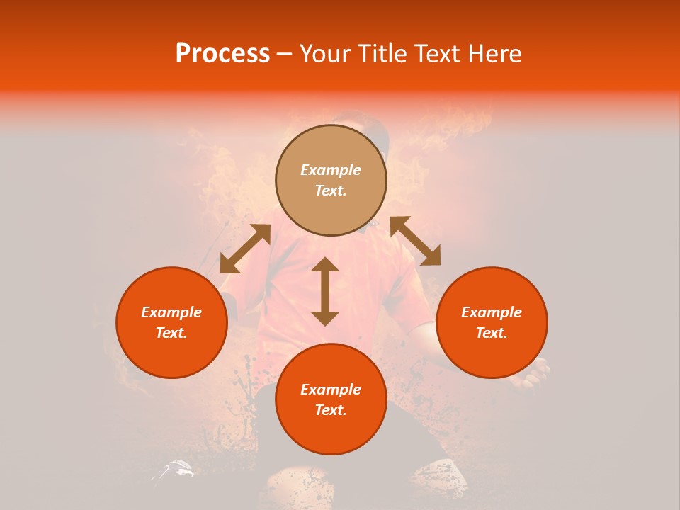 Flame Football PowerPoint Template