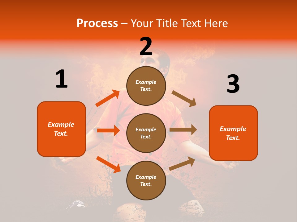 Flame Football PowerPoint Template