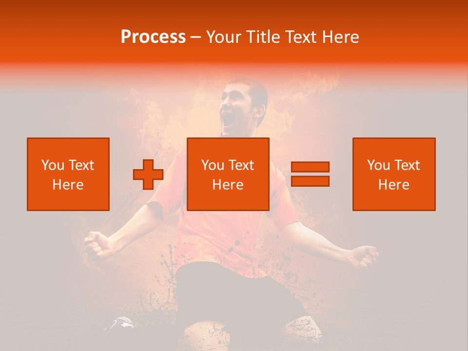 Flame Football PowerPoint Template