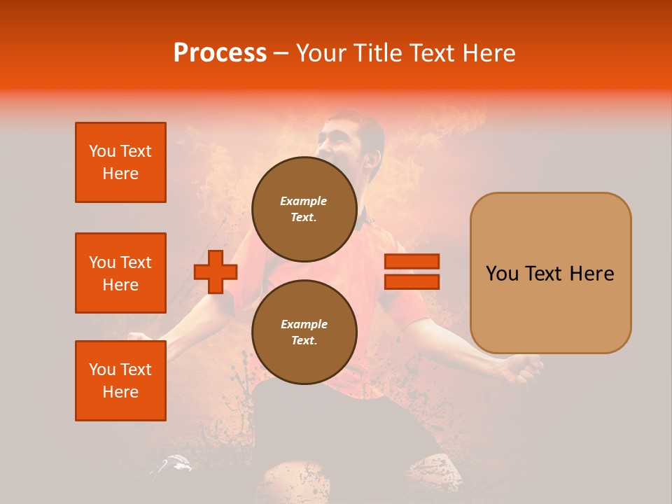Flame Football PowerPoint Template