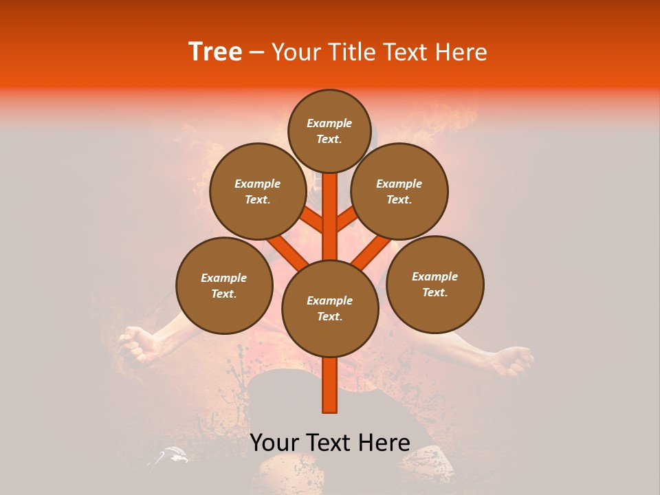 Flame Football PowerPoint Template