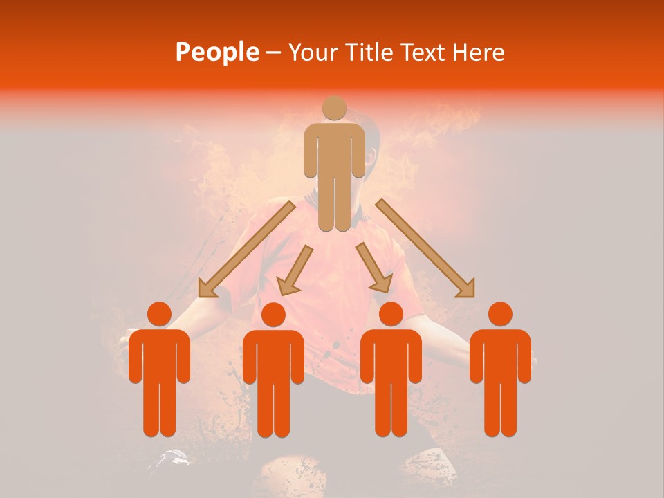 Flame Football PowerPoint Template