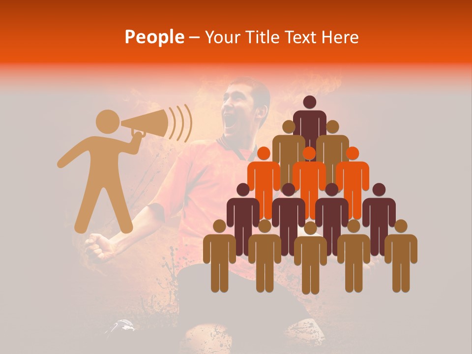 Flame Football PowerPoint Template