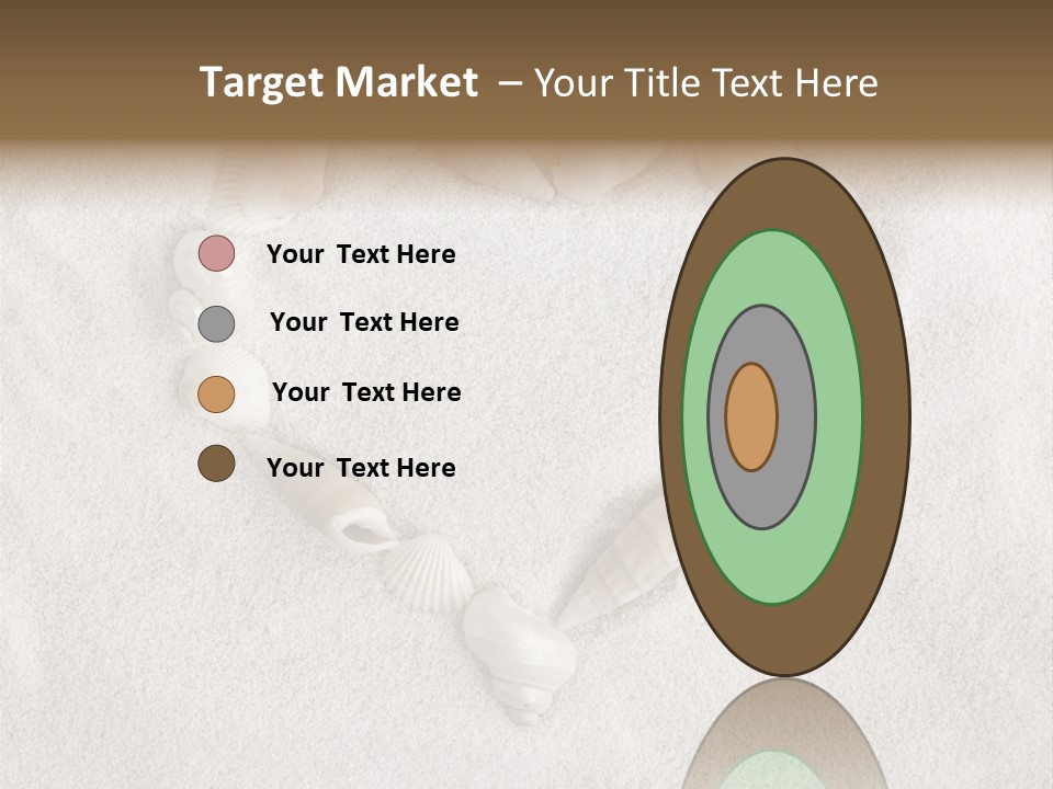 Seashells In The Sand PowerPoint Template