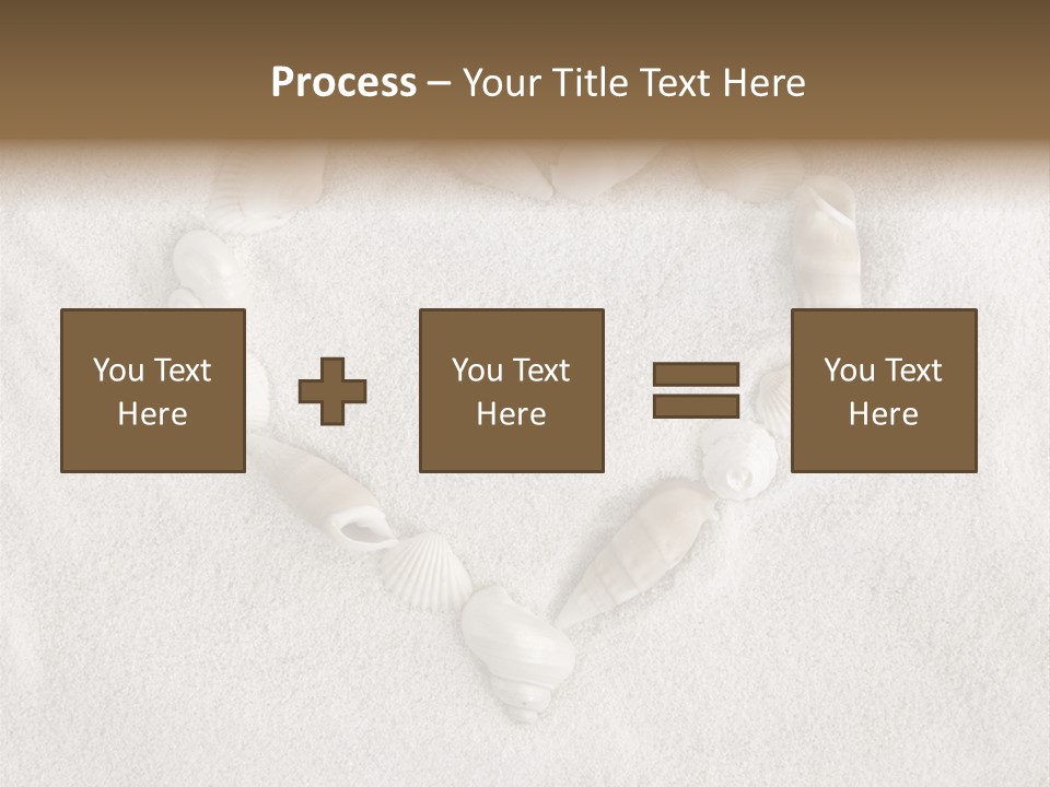 Seashells In The Sand PowerPoint Template