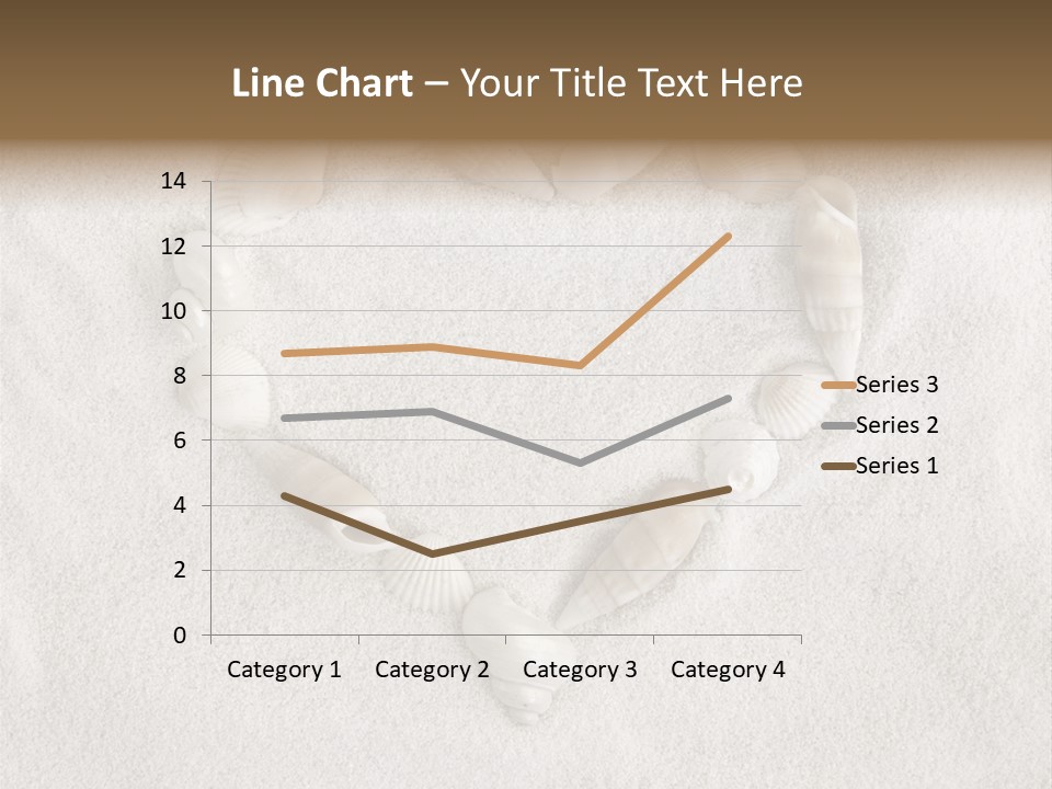 Seashells In The Sand PowerPoint Template