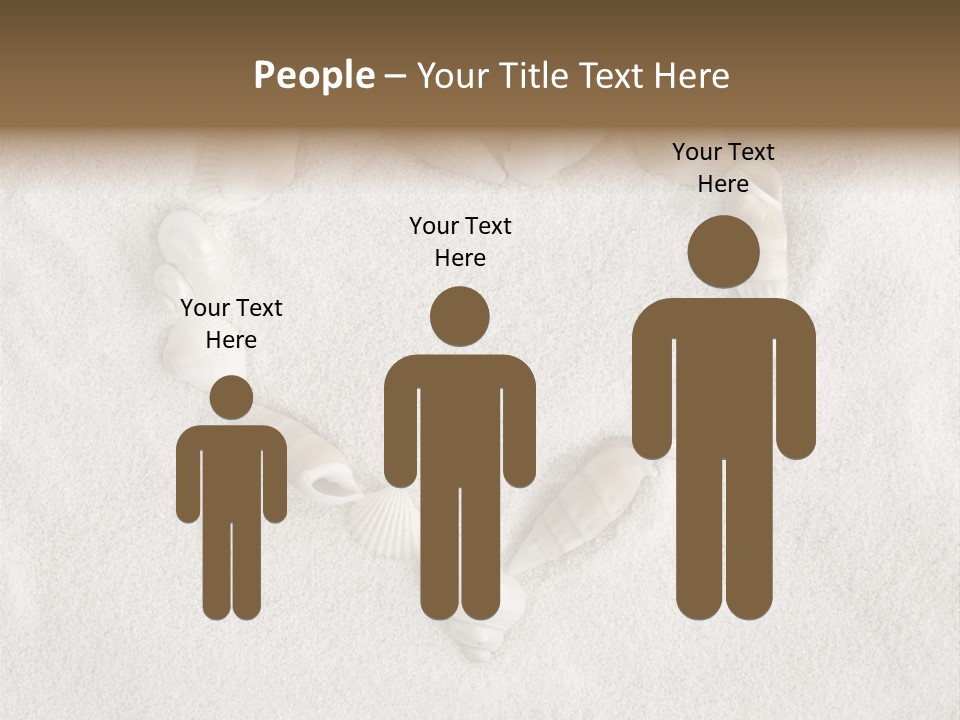 Seashells In The Sand PowerPoint Template