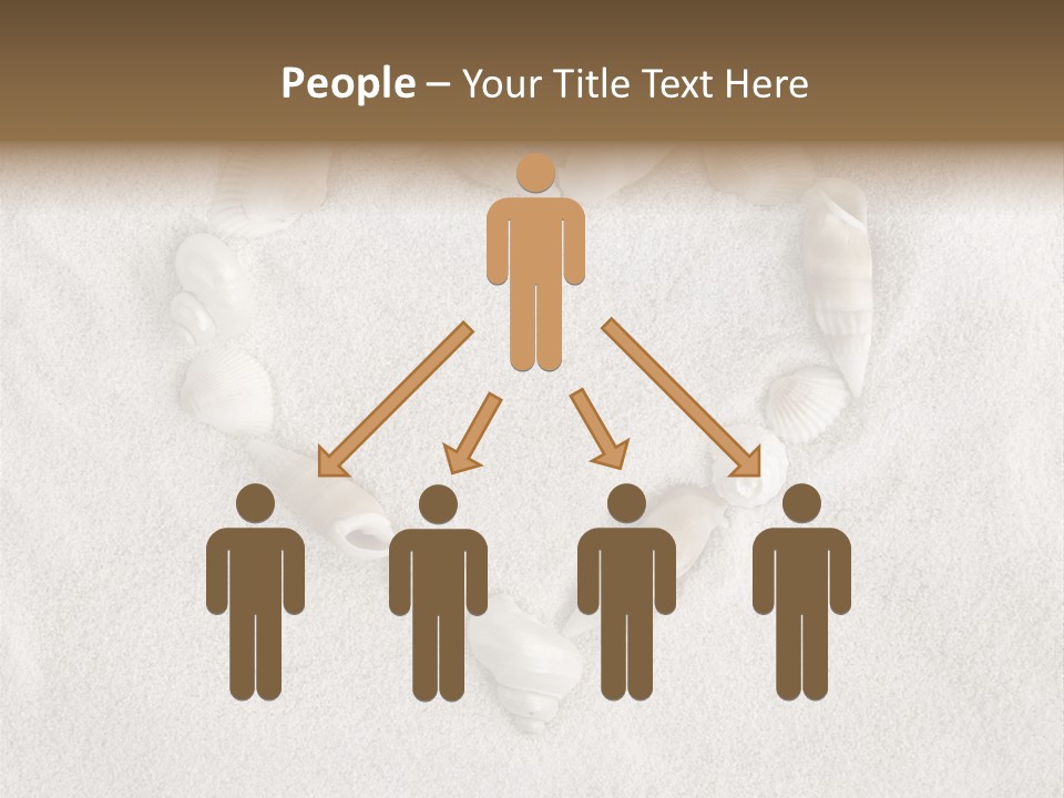 Seashells In The Sand PowerPoint Template