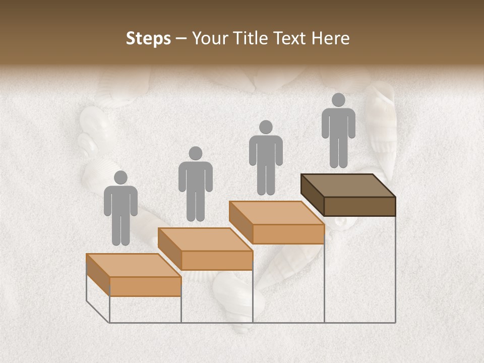 Seashells In The Sand PowerPoint Template