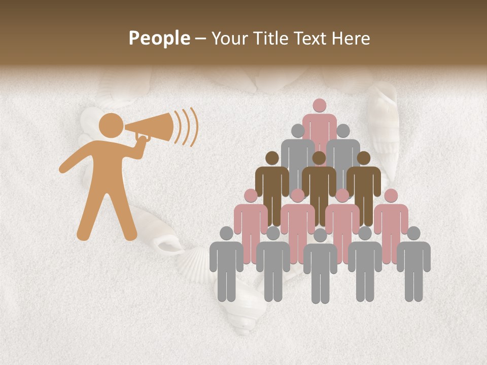 Seashells In The Sand PowerPoint Template