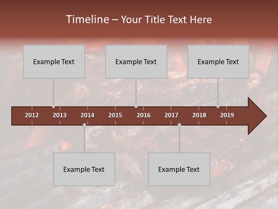 Grilled T Bone Steak PowerPoint Template