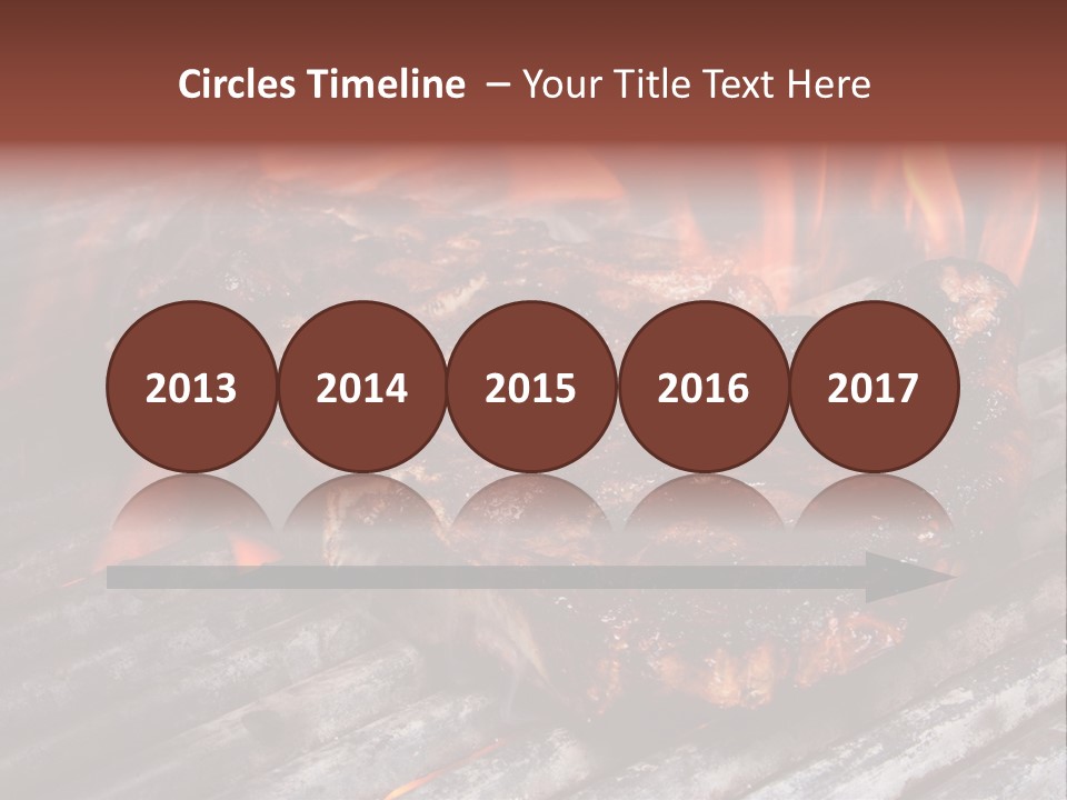 Grilled T Bone Steak PowerPoint Template