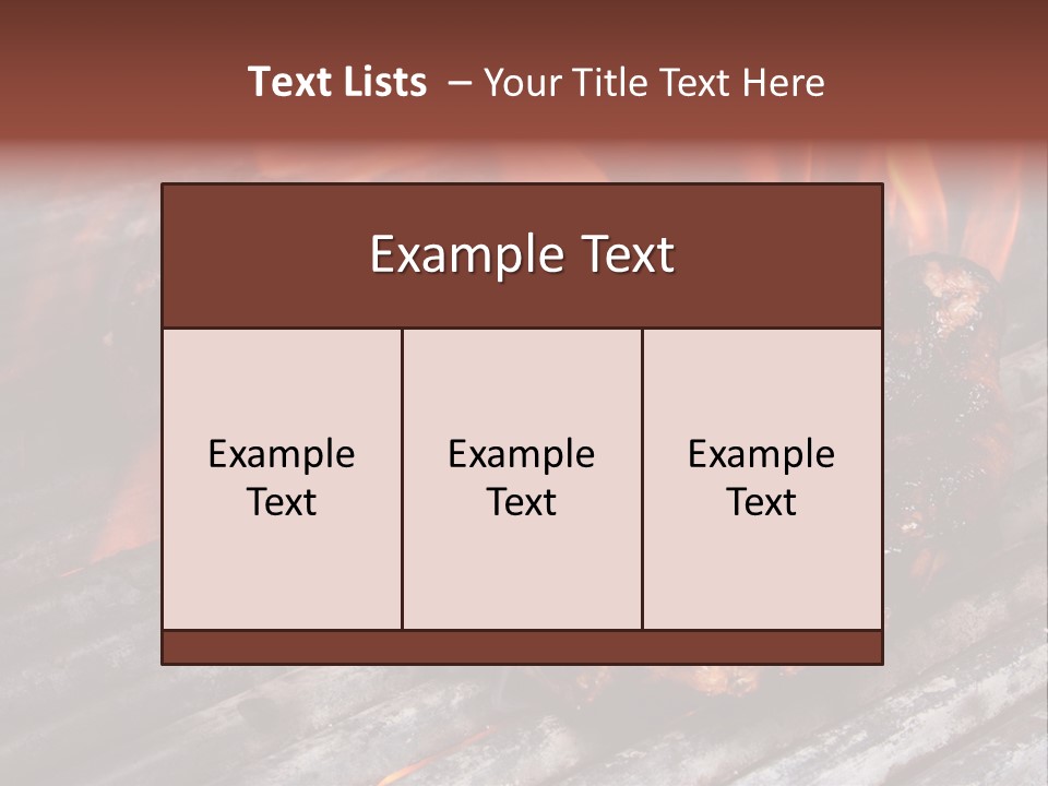 Grilled T Bone Steak PowerPoint Template