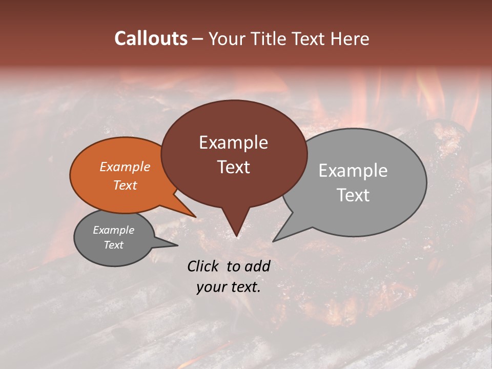 Grilled T Bone Steak PowerPoint Template