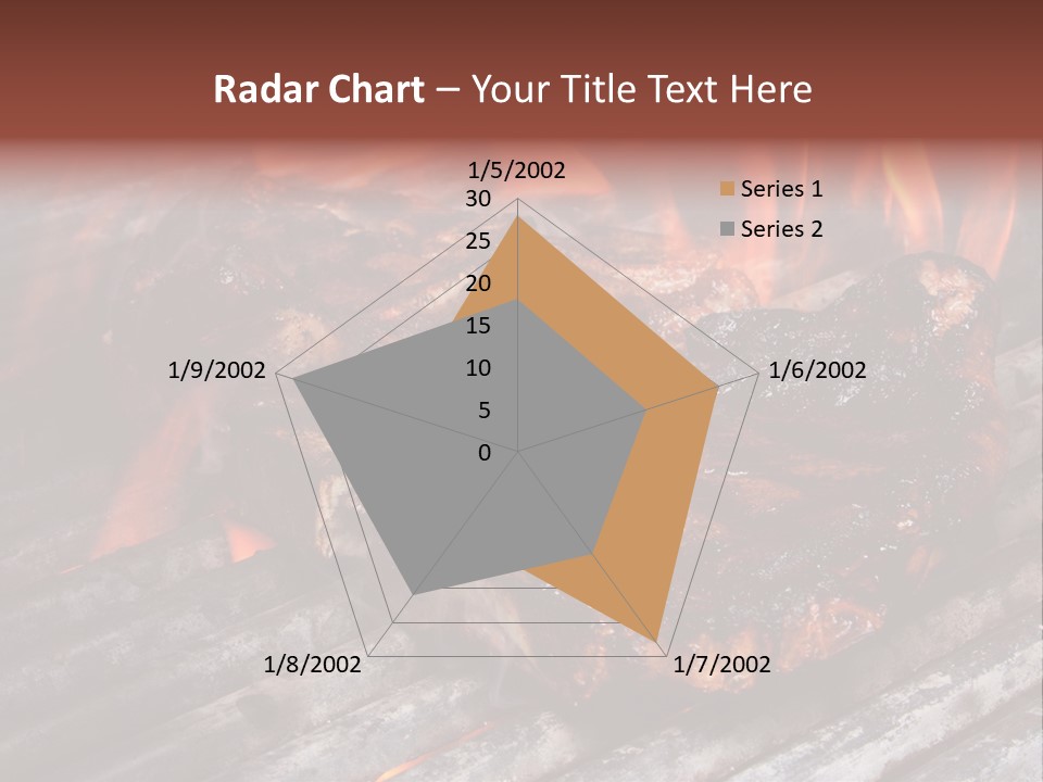 Grilled T Bone Steak PowerPoint Template