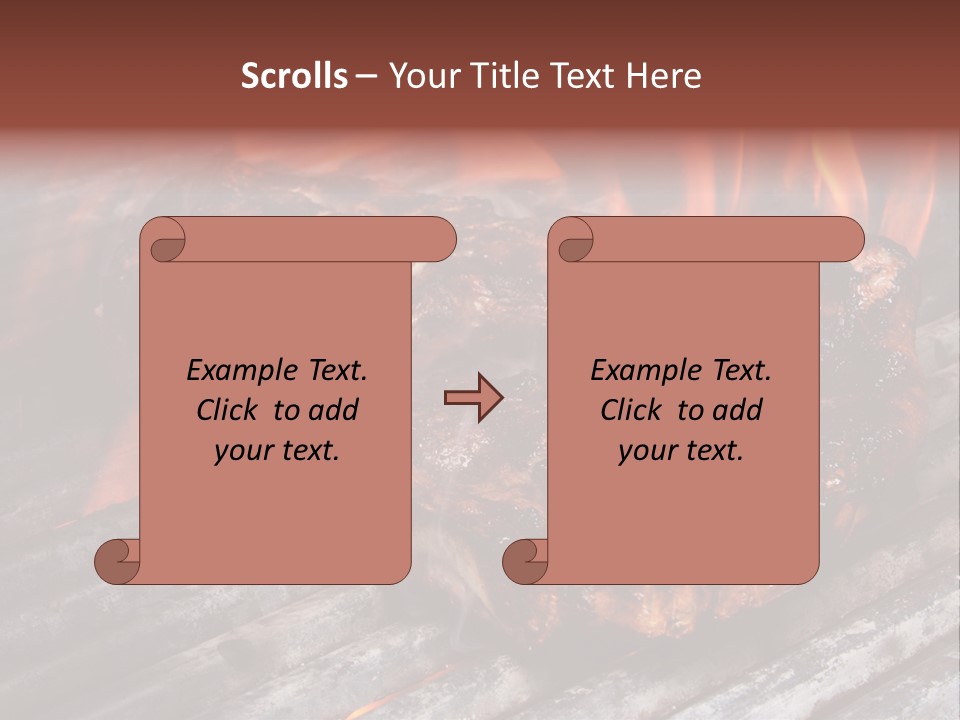 Grilled T Bone Steak PowerPoint Template