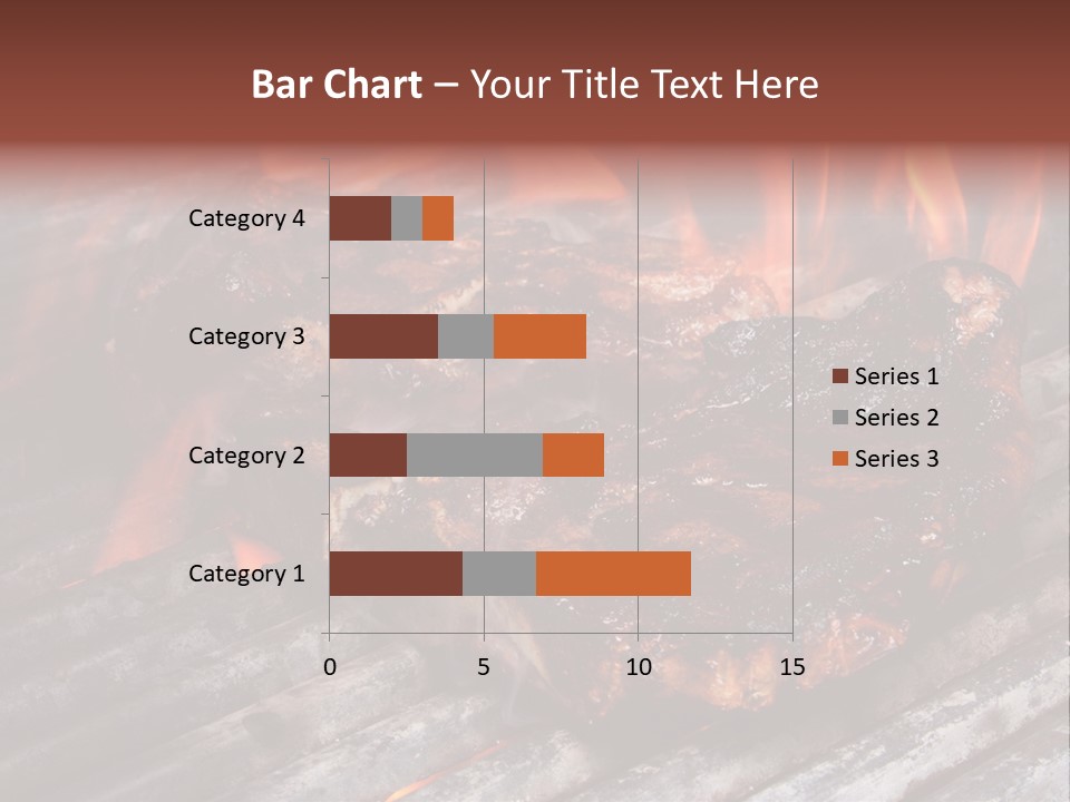 Grilled T Bone Steak PowerPoint Template