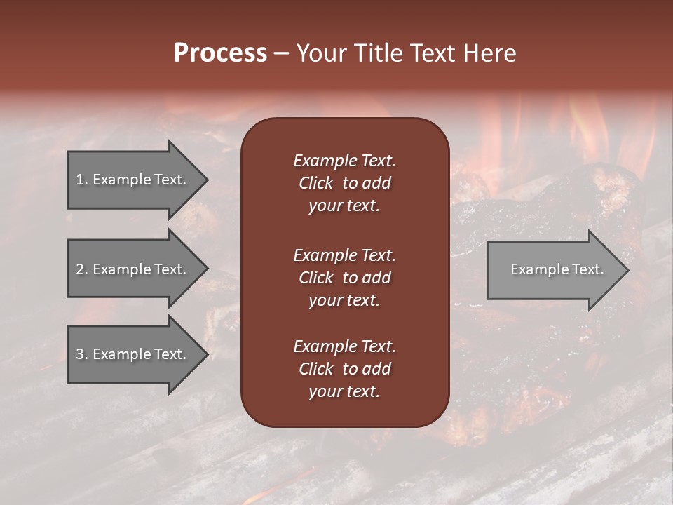 Grilled T Bone Steak PowerPoint Template