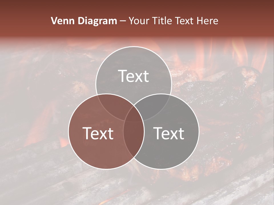 Grilled T Bone Steak PowerPoint Template