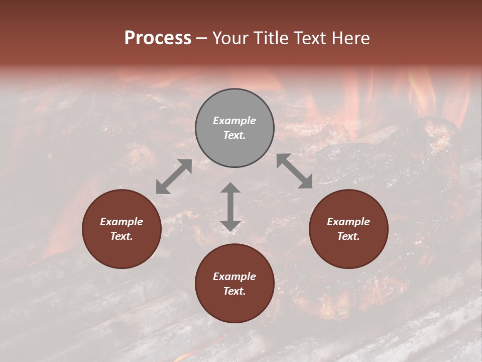 Grilled T Bone Steak PowerPoint Template