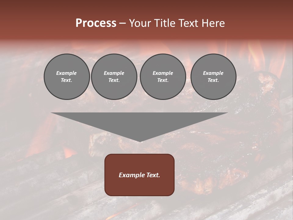 Grilled T Bone Steak PowerPoint Template