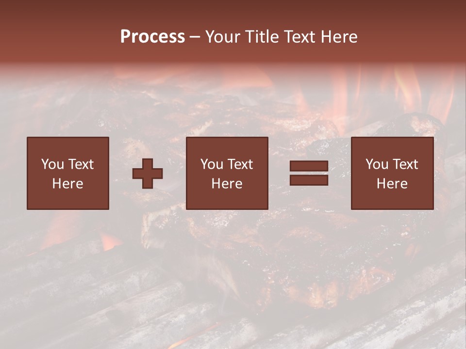 Grilled T Bone Steak PowerPoint Template