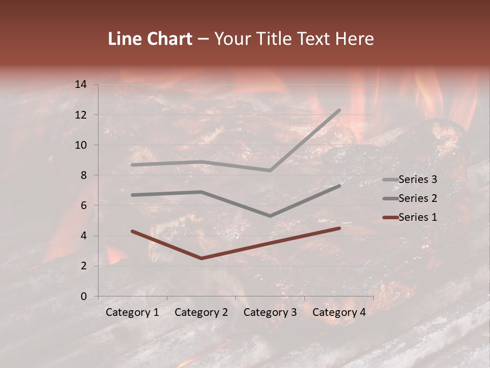 Grilled T Bone Steak PowerPoint Template