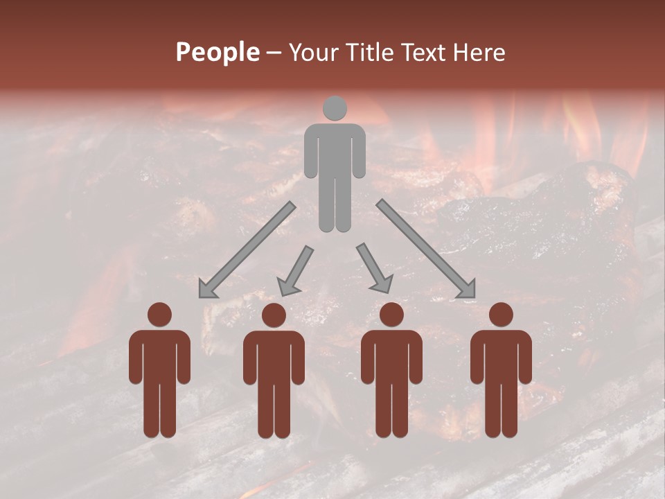 Grilled T Bone Steak PowerPoint Template