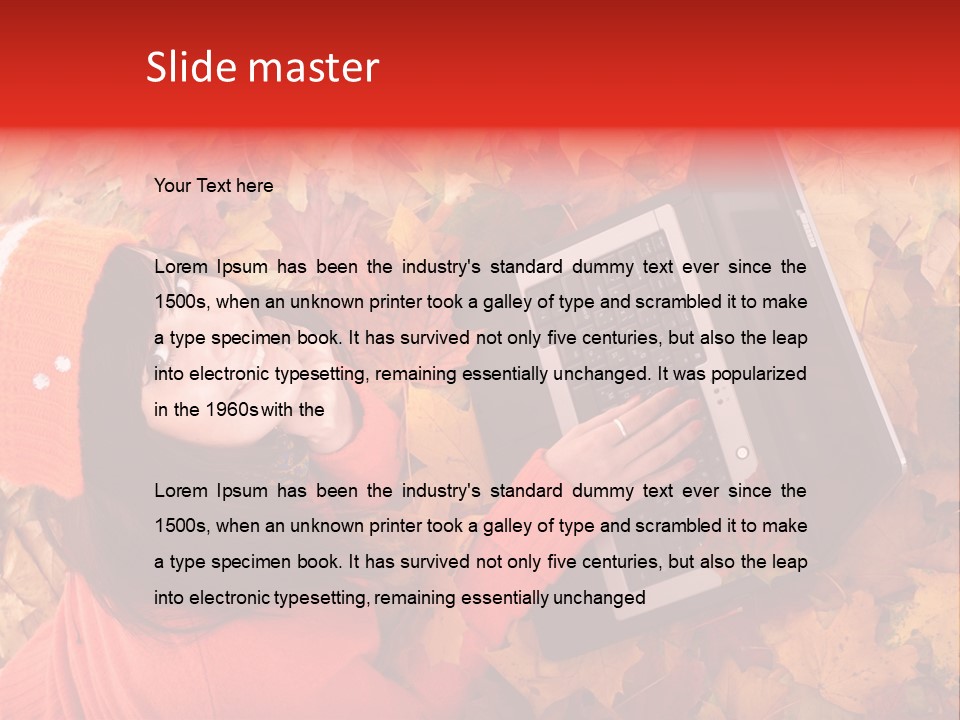 Autumn Orange PowerPoint Template