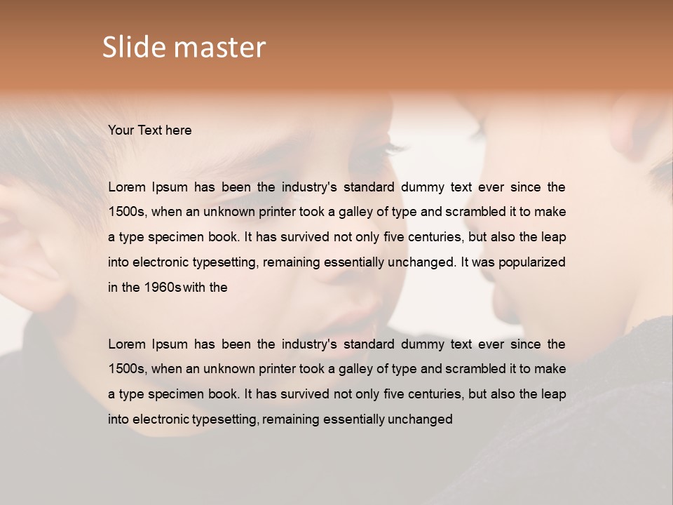 Daughter Bosnia People PowerPoint Template