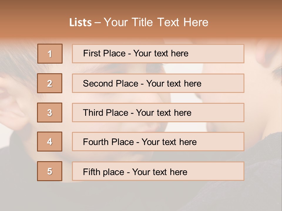 Daughter Bosnia People PowerPoint Template