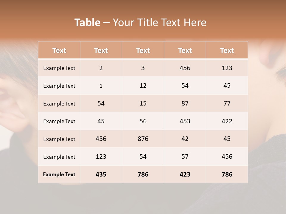 Daughter Bosnia People PowerPoint Template