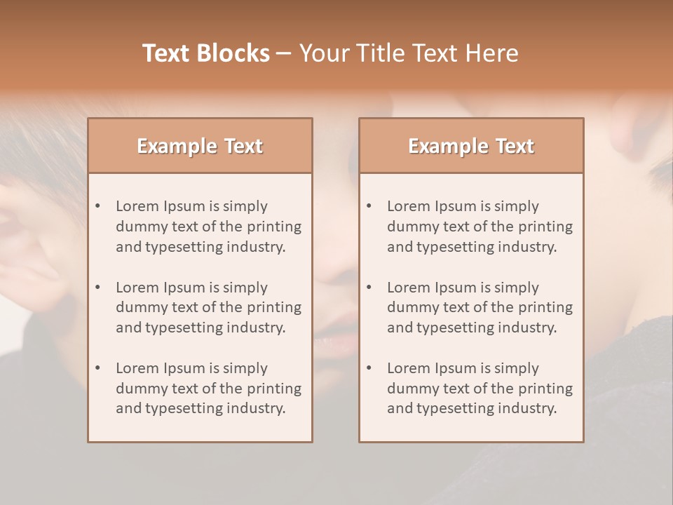 Daughter Bosnia People PowerPoint Template