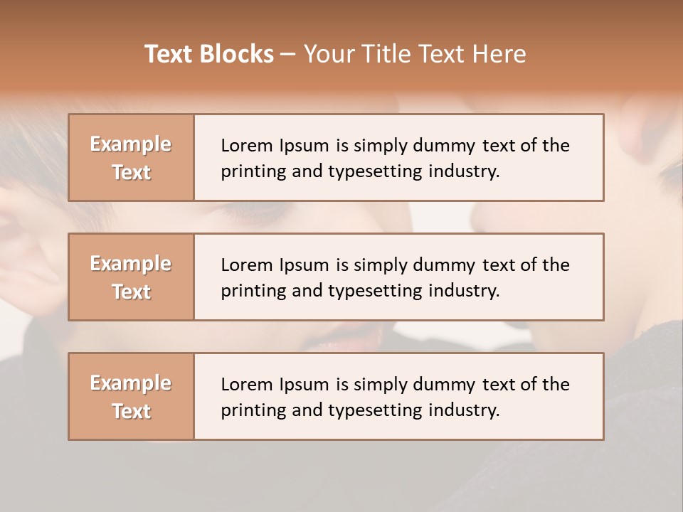 Daughter Bosnia People PowerPoint Template