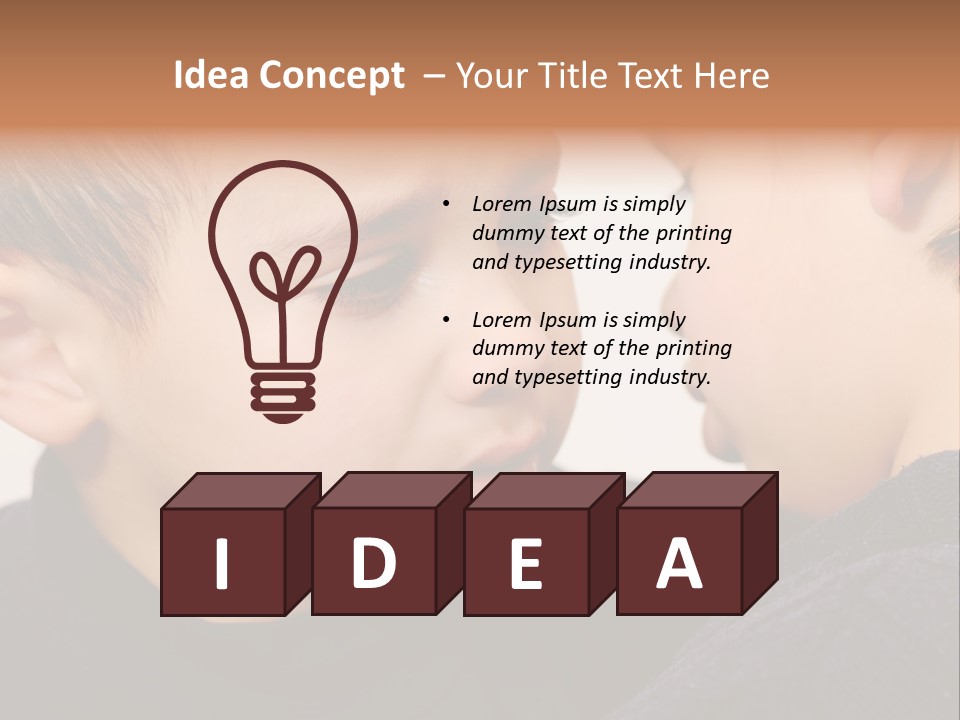 Daughter Bosnia People PowerPoint Template