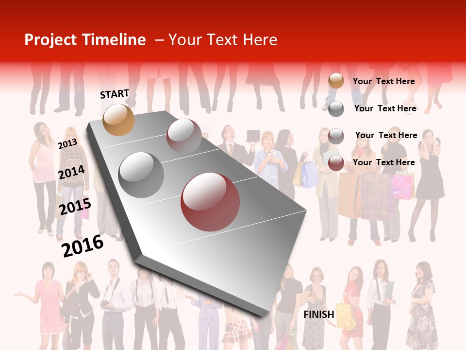 Pretty Happiness Concept PowerPoint Template