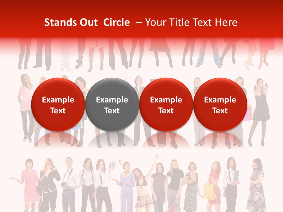 Pretty Happiness Concept PowerPoint Template